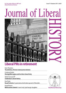 Cover of Journal of Liberal History 71