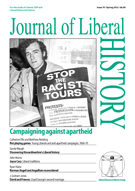 Cover of Journal of Liberal History 74
