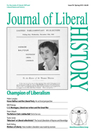 Cover of Journal of Liberal History 78