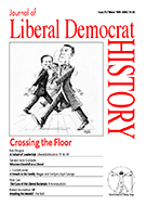 Cover of Journal of Liberal Democrat History 25 – Special issue: Crossing the Floor
