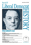 Cover of Journal of Liberal Democrat History 36