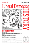 Cover of Journal of Liberal Democrat History 37