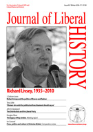 Cover of Journal of Liberal History 93