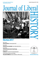 Cover of Journal of Liberal History 96